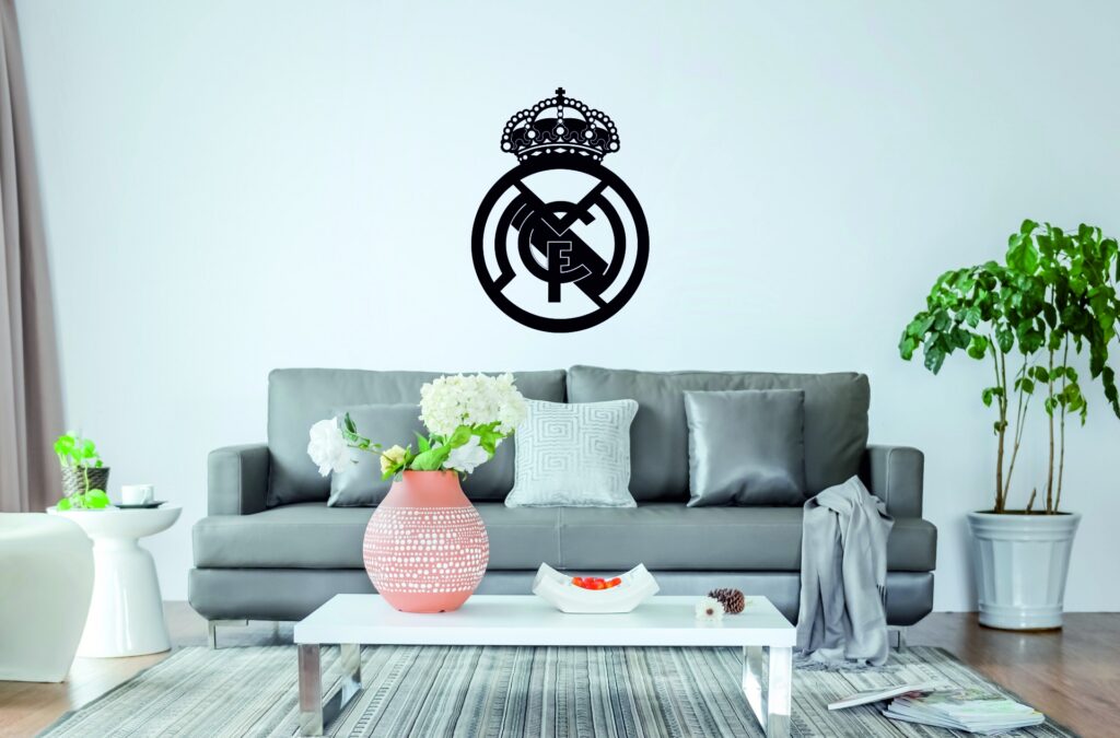 FONDO3SF Cuadro Real Madrid – 1 pieza, 30 × 30 cm